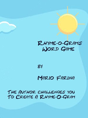 cover image of Rhyme-O-Grams Word Game